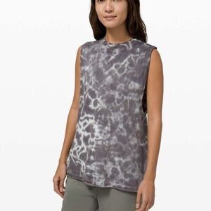 lululemon athletica Charcoal Tie-Dye Tank Top